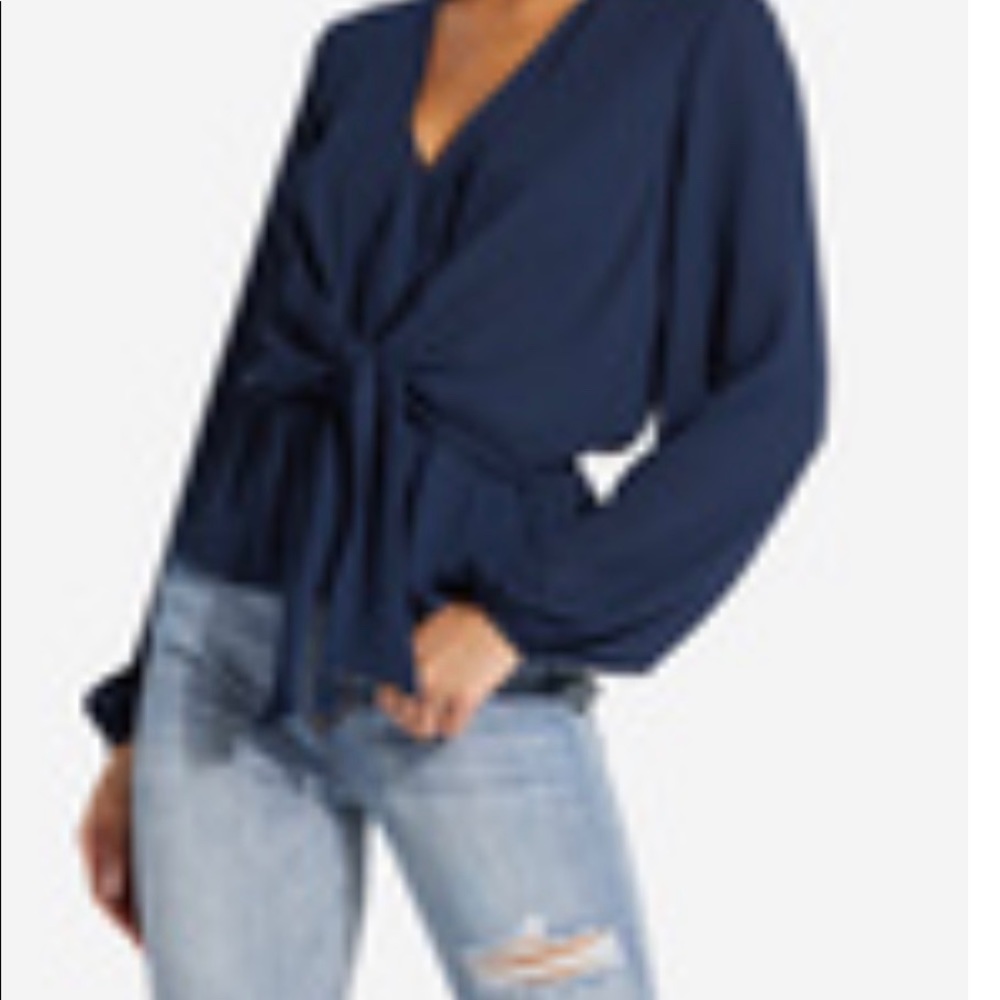 Dark Blue Blouse